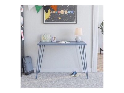 Ameriwood Owen Retro 40" Computer Desk, Blue (9327837COM)