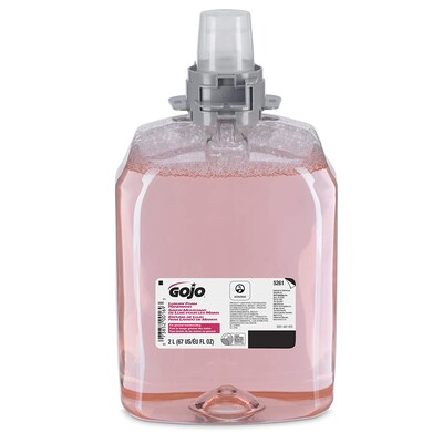 GOJO Luxury Foaming Hand Soap Refill for FMX 20 Dispenser, Cranberry Scent, 2000 ml., 2/Carton (5261