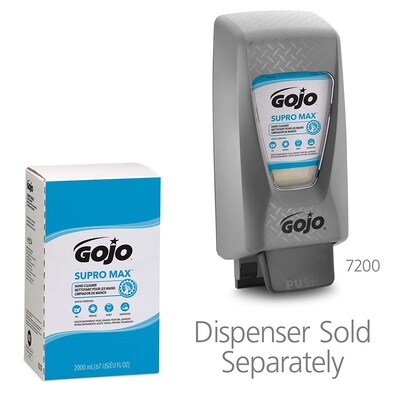 GOJO Supro Max Liquid Hand Soap Refill for PRO TDX Dispenser, Citrus Scent, 2000 ml., 4/Carton (7272-04)