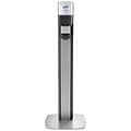 PURELL MESSENGER ES 6 Automatic Floor Stand Hand Sanitizer Dispenser, Silver/Graphite (7316-DS-SLV)
