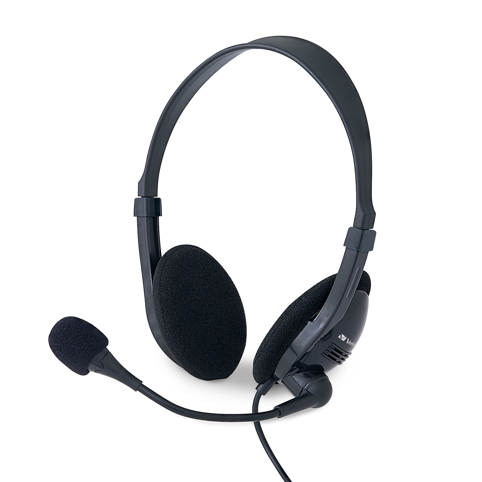 Verbatim Stereo Headset, Over-the-Head, Black (70723)