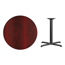 Flash Furniture 36 Round Dining Table Top, Mahogany (XURD36MAT3030)