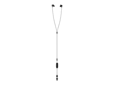 Logitech Zone Wired Earbuds Stereo Headset, Black (981-001008)