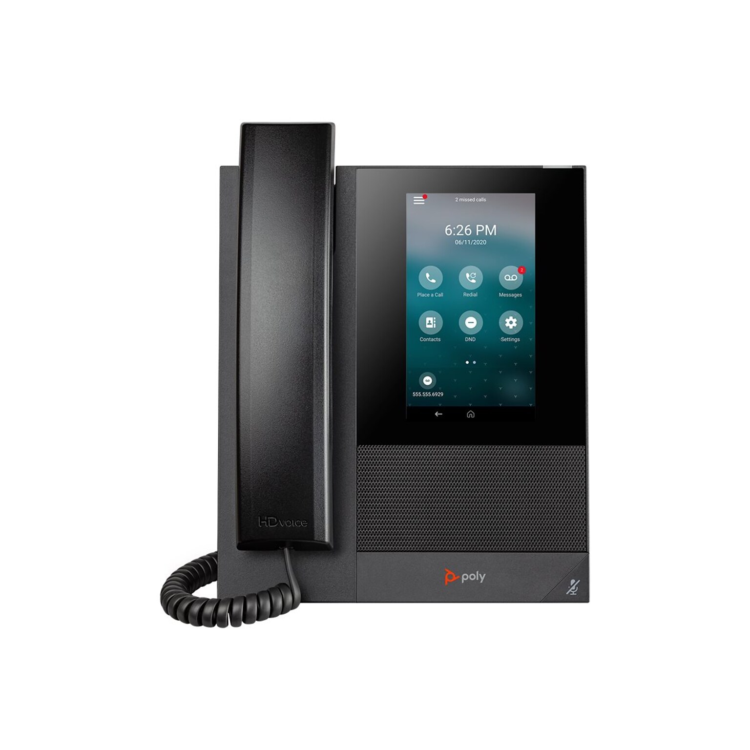 Poly CCX 400 OpenSIP 2200-49700-001 Corded Phone, Black