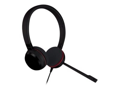 Jabra Evolve 20 UC Stereo Noise Canceling Headset, On Ear, Black (4999-829-289)