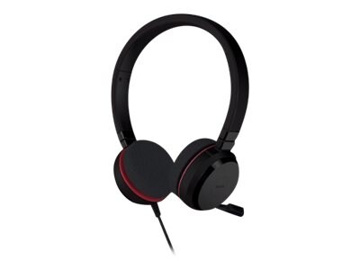 Jabra Evolve 20 UC Stereo Noise Canceling Headset, On Ear, Black (4999-829-289)