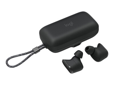 Logitech Zone True Bluetooth Wireless Stereo Headphones, Graphite (985-001081)