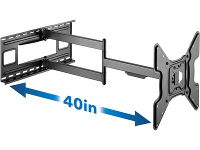 Mount-It! Full-Motion Wall TV Mount, 110 Lbs. Max. (MI-393)
