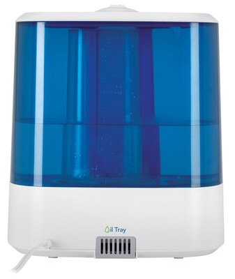 PureGuardian Ultrasonic Cool Mist Console Humidifier, 1.5-Gallon, White/Blue (H1175WCA)