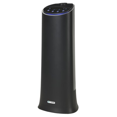 PureGuardian 100 Hour Ultrasonic Cool Mist Tower 1.5 Gallon Humidifier, Black (H3200BAR)