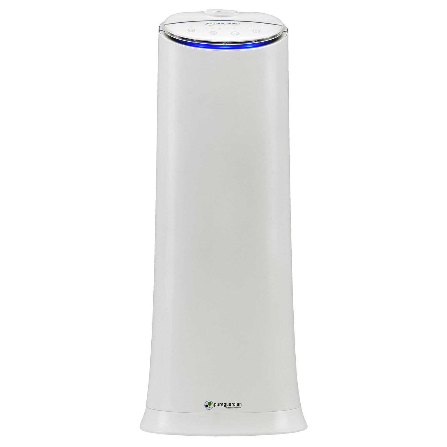 PureGuardian 100 Hour Ultrasonic Cool Mist Tower 1.5 Gallon Humidifier, White (H3200WAR)