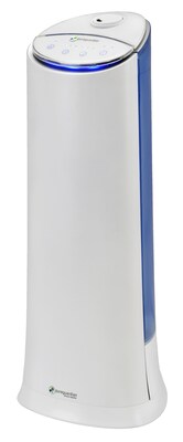 PureGuardian 100 Hour Ultrasonic Cool Mist Tower 1.5 Gallon Humidifier, White (H3200WAR)