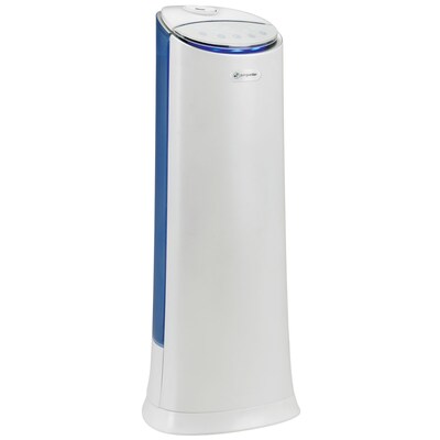 PureGuardian Ultrasonic Cool & Warm Mist Tower Humidifier, 1.5-Gallon, White (H3250WCA)