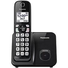 Panasonic Cordless Telephone, Black (KX-TGD510B)