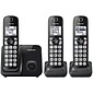 Panasonic KX-TGD513B 3-Handset Cordless Telephone, Black (PANKXTGD513B)