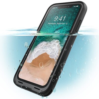 I-Blason Halo Series Clear Case for Apple IPhone X, Clear/Pink (IPHX-HALO-C/PK)