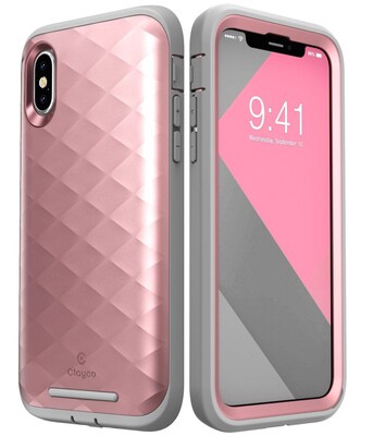 Clayco Hera Case for IPhone X, RoseGold (CL-IPHX-HRA-RG)