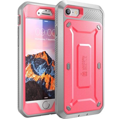 SUPCASE Unicorn Beetle Pro for the iPhone 8, Pink/Gray (S-IPH8UBPROPKGY)