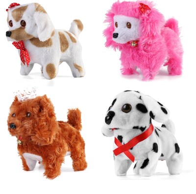 barking stuffed dog toy