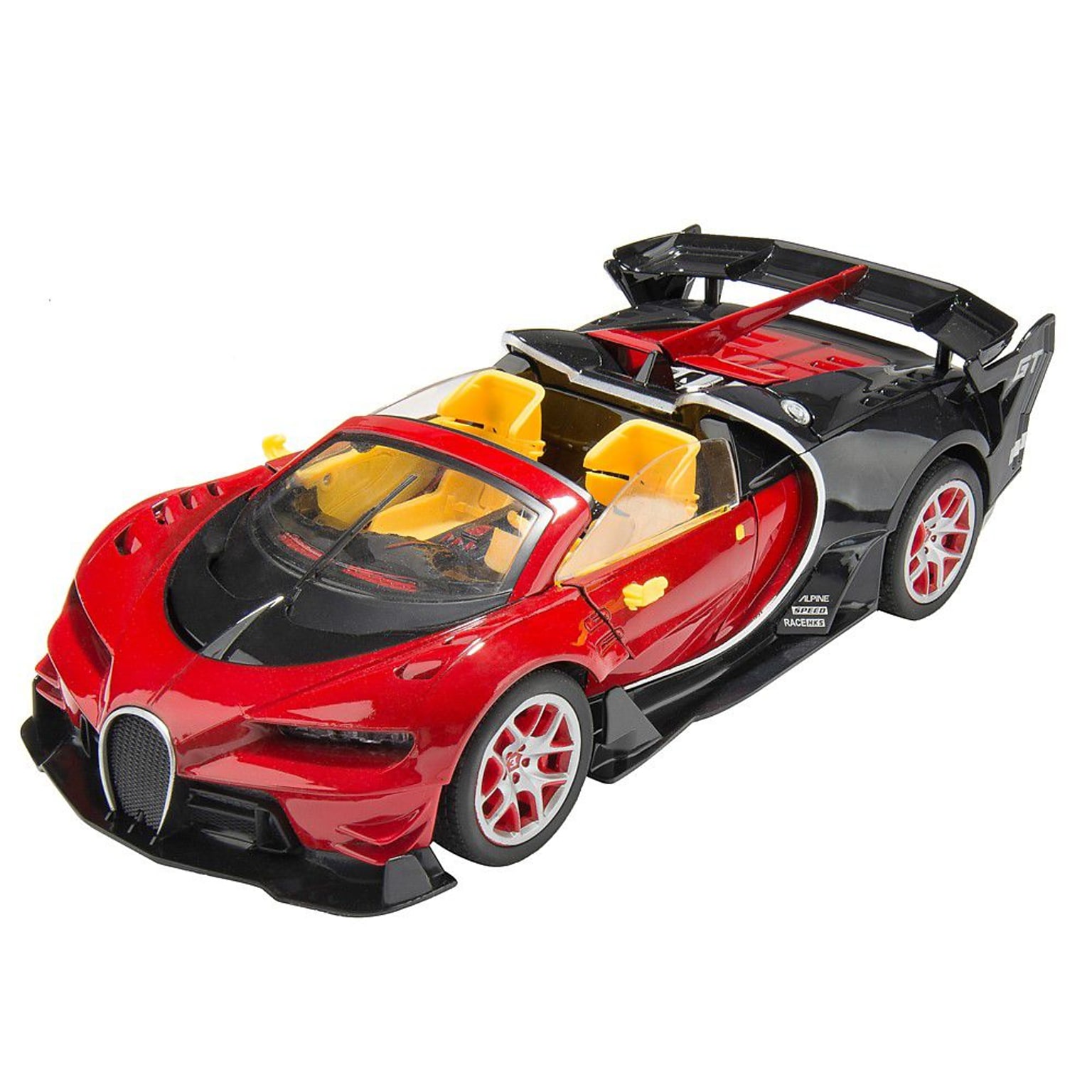 Remote Control Sports Car Super Racer Red Sporty Car 1:14 Scale (TOYCAR006)