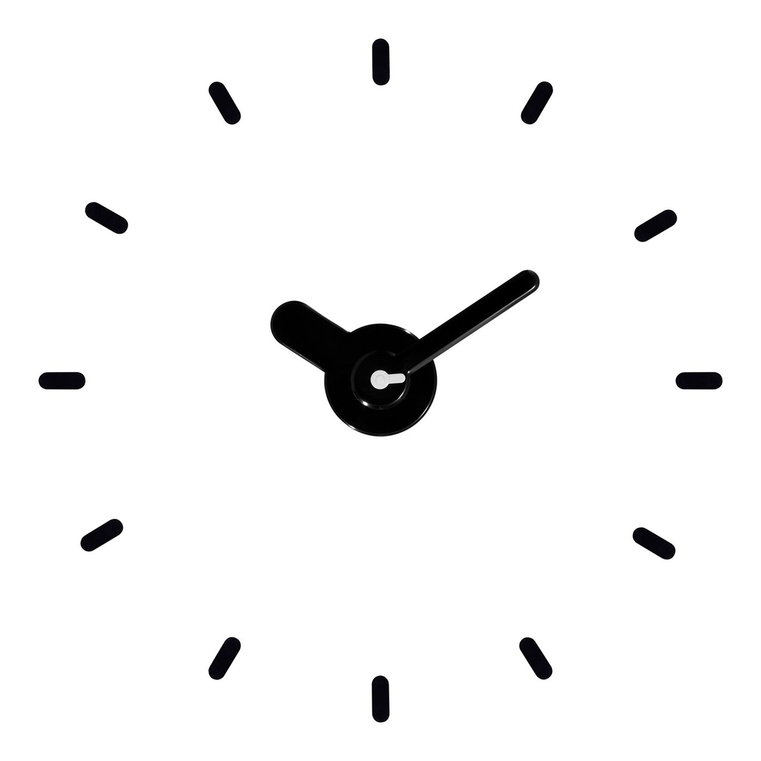 La Crosse Technology 20 - 24 Inch Adjustable Floating Dial Black Wall Clock (404-3261-INT)