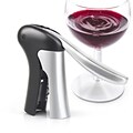 INNOKA Premium Stand Up Stainless Steel Corkscrew Wine Bottle Cap Opener with Built in Foil Cutter
