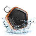 Cobble Pro Pentagon NFC Wireless 4.2 Bluetooth Speaker with 7W Strong RMS, IP67 Waterproof and Shockproof, Orange