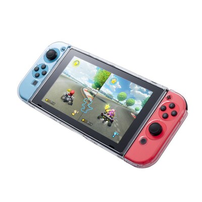 Insten Fully Protected Strong Durable 3 Part Design Clear Crystal Case for Nintendo Switch Console & Joy-Con