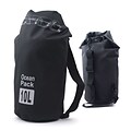 Zodaca 10L Waterproof Outdoor Adventure Dry Bag Backpack for Kayaking Boating Floating Swimming Camping Sports - Black