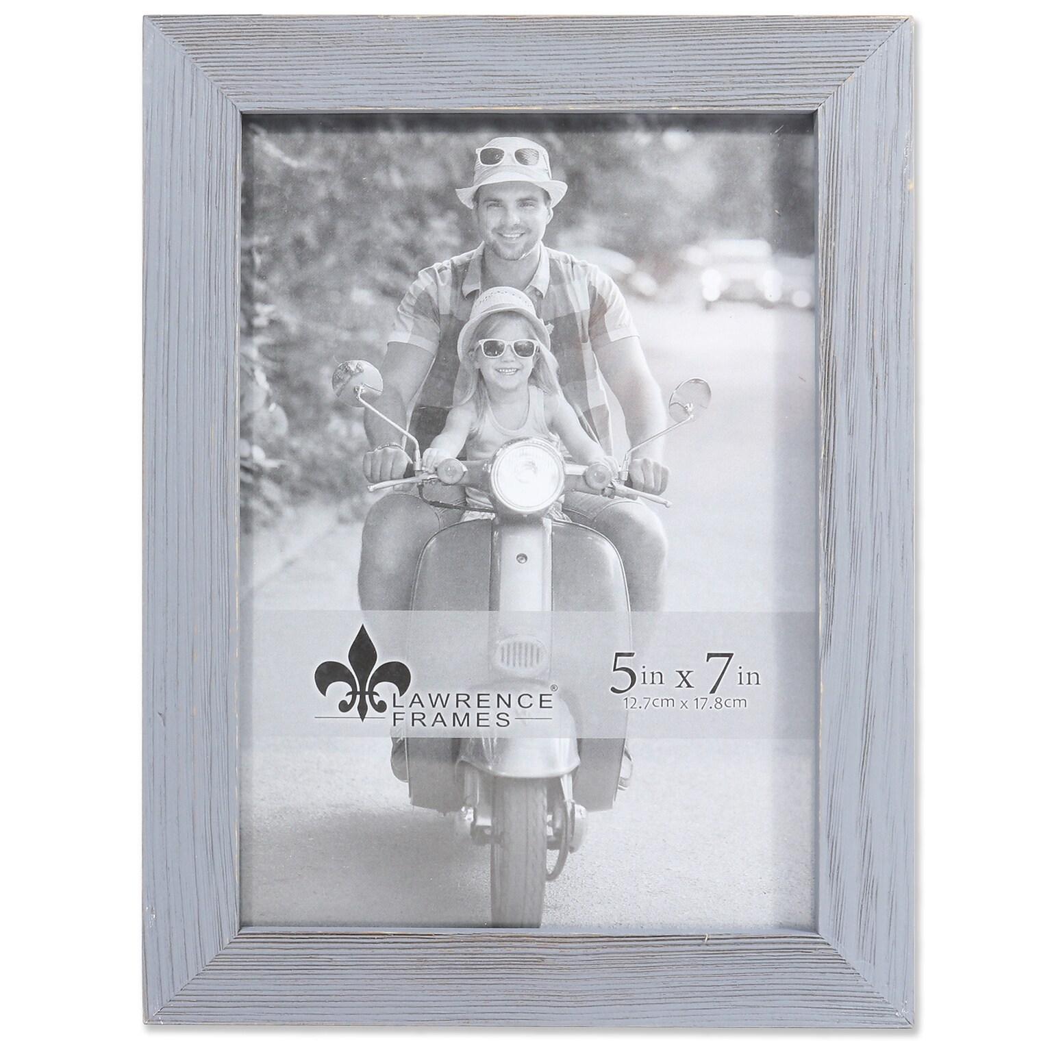 Lawrence Frames 5W x 7H Charlotte Weathered Gray Wood Picture Frame (745657)