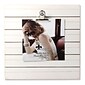 Lawrence Frames 9"W x 9"H Weathered White Woodlands Clip Picture Frame - Holds Up to 5"W x 7"H Photo (741199)