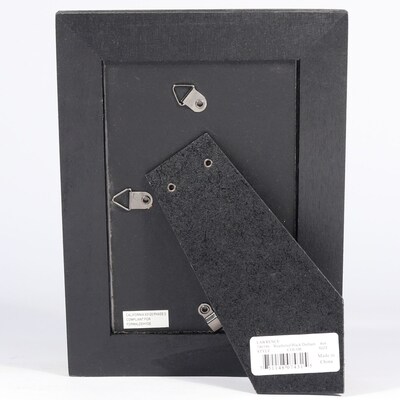 Lawrence Frames 4"W x 6"H Durham Weathered Black Wood Picture Frame (746546)