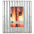 Lawrence Frames 4W x 6H Fluted Galvanized Steel Picture Frame (707146)