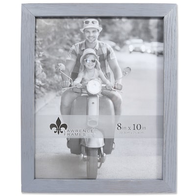Lawrence Frames 8W x 10H Charlotte Weathered Gray Wood Picture Frame (745680)