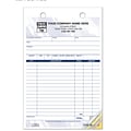 Custom Multi-Purpose Register Form, Colors Design, Large Format, 2 Parts, 1 Color Printing, 5 1/2 x