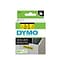 Dymo D1 Standard 45018 Label Maker Tape, 0.5W, Black On Yellow