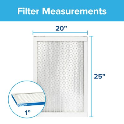 Filtrete High Performance Air Filter, 1900 MPR, 20 x 25 x 1 (UA03-4)