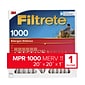 Filtrete Allergen Defense Air Filter, 1000 MPR, 20" x 20" x 1" (9802-4)