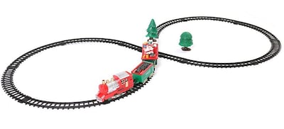 Santa Clause Chrstmas Classic Train Track And Carriage Set (TOYTRN001)