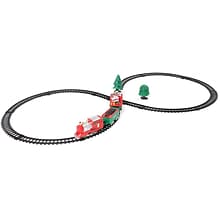 Santa Clause Chrstmas Classic Train Track And Carriage Set (TOYTRN001)