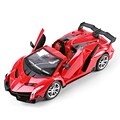 Red Remote Control Cruz Sport Car Convertibles Fast Speed Furious Turbo Racer Scale 1:15 (TOYCAR111)