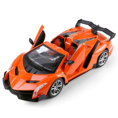Orange Remote Control Cruz Sport Car Convertibles Fast Furious Turbo Racer Scale 1:15 (TOYCAR112)