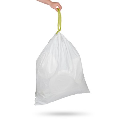 Nine Stars Drawstring Trash Bags, 10 Gallon, 30 Bags/Box (NSTB-10-30)