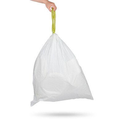 Nine Stars Drawstring Trash Bags, 13 Gallon, 30 Bags/Box (NSTB-13-30)