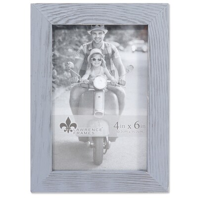 Lawrence Frames 4W x 6H Charlotte Weathered Gray Wood Picture Frame (745646)