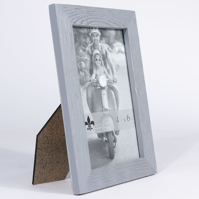 Lawrence Frames 4W x 6H Charlotte Weathered Black Wood Picture Frame (745546)