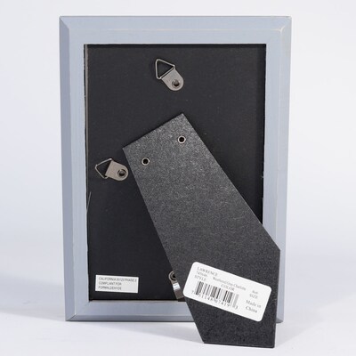 Lawrence Frames 4"W x 6"H Charlotte Weathered Black Wood Picture Frame (745546)