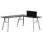 Flash Furniture 89.5 L-Shape Computer Desk, Black (NANWK110BK)