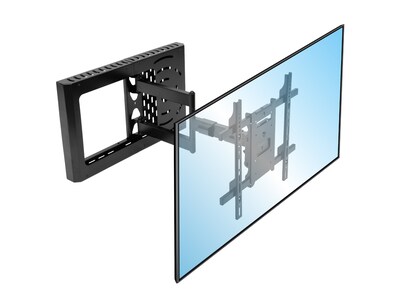 Mount-It! Tilt Wall Hospitality TV Mount With STB Enclosure, 100 Lbs. Max. (MI-389)