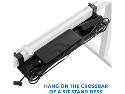 Mount-It! Under-Desk Cable Tray, Black (MI-7282)